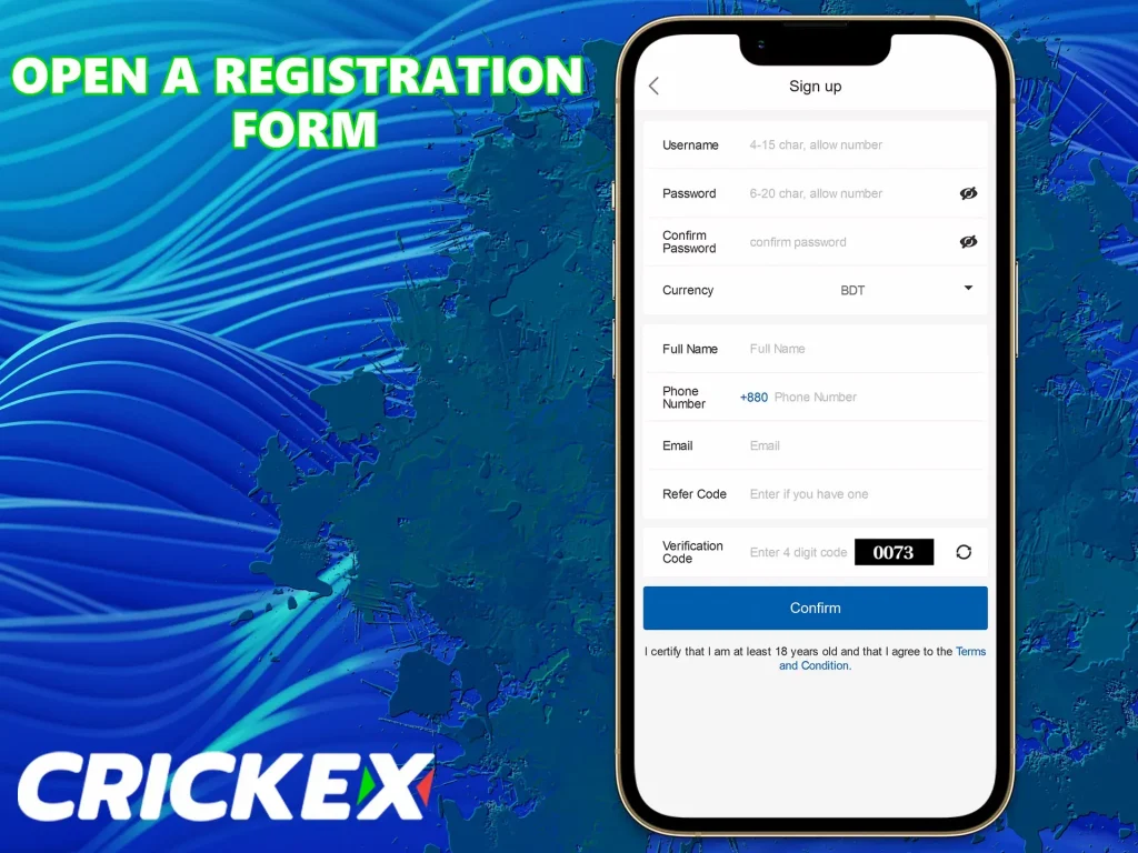 crickex app login